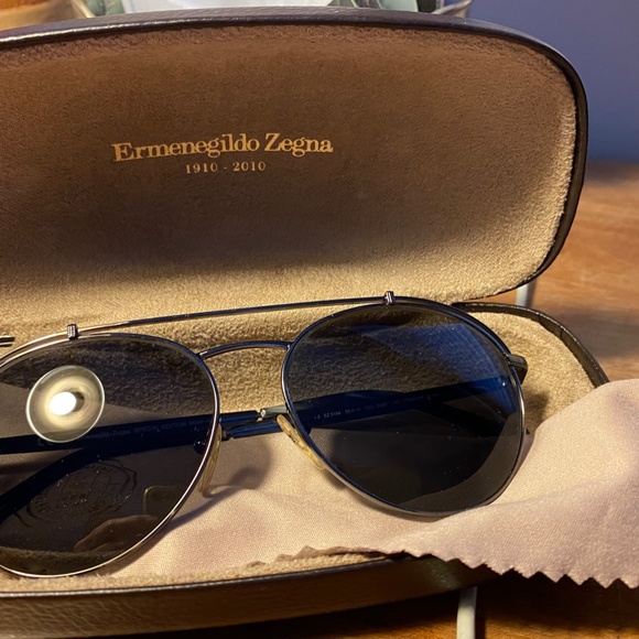 Ermenegildo Zegna Special Edition Men Aviator Sunglass - Picture 3 of 9